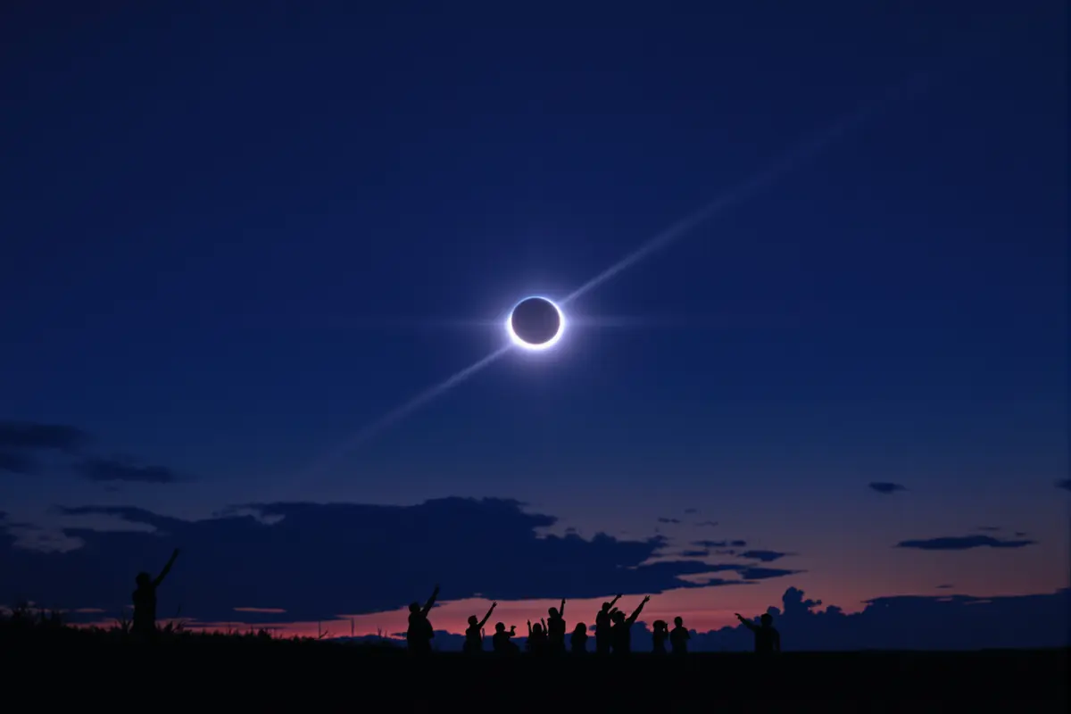 Longest Solar Eclipse of the Century: Darkness Falls in Broad Daylight