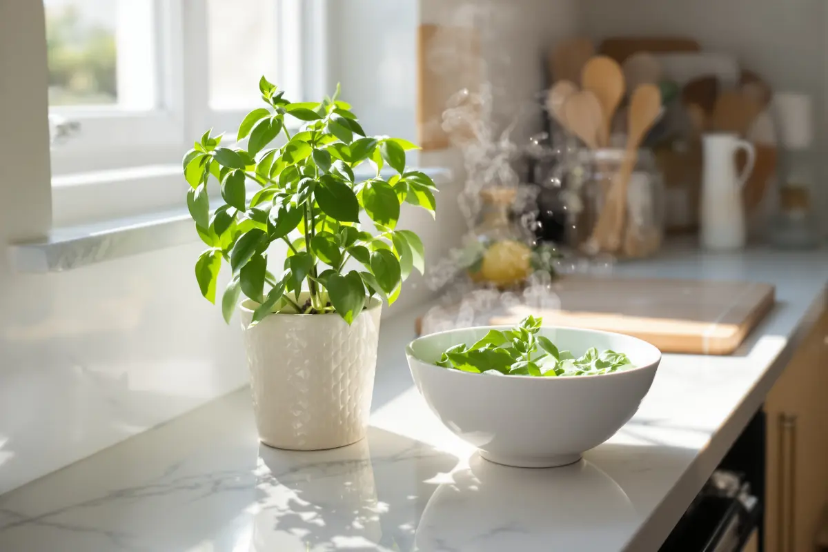 This kitchen plant kills odors in minutes—no sprays, just natural freshness